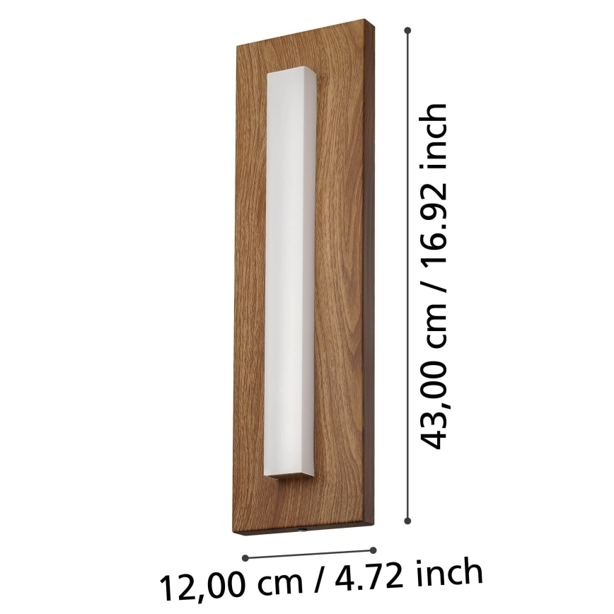 Eglo - LED Vonkajšie nástenné svietidlo LED/7W/230V IP44
