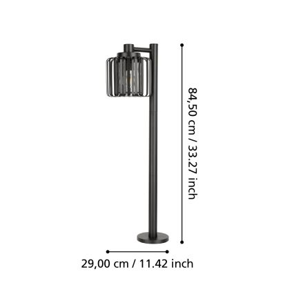 Eglo - Vonkajšia lampa 1xE27/40W/230V IP65