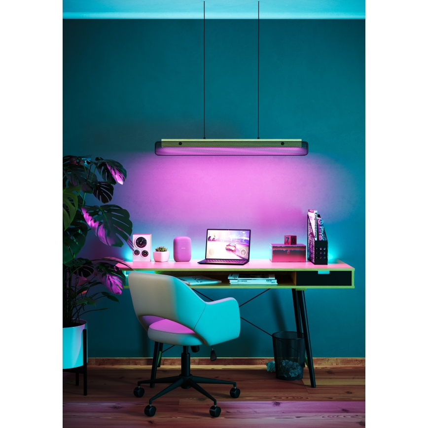 Eglo - LED RGBW Stmievateľný luster na lanku LED/34W/230V 2700-6500K