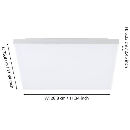 Eglo - LED Stropné svietidlo LED/10,8W/230V