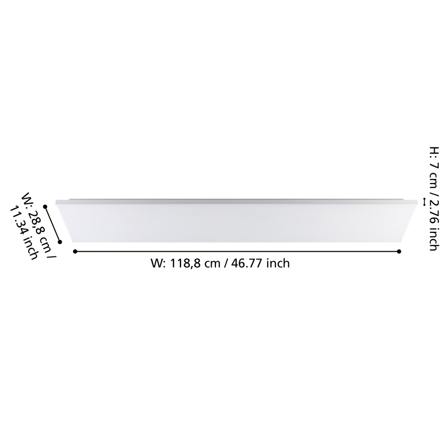 Eglo - LED Stropné svietidlo LED/32W/230V