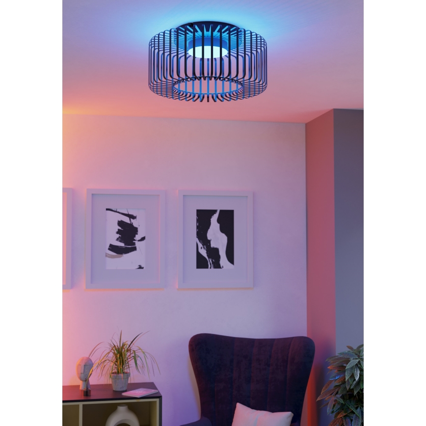 Eglo - LED RGBW Stmievateľné stropné svietidlo LED/22W/230V 2700-6500K