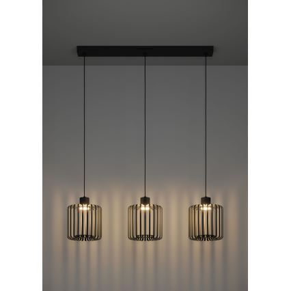 Eglo - LED RGBW Stmievateľný luster na lanku 3xLED/3,7W/230V 2700-6500K