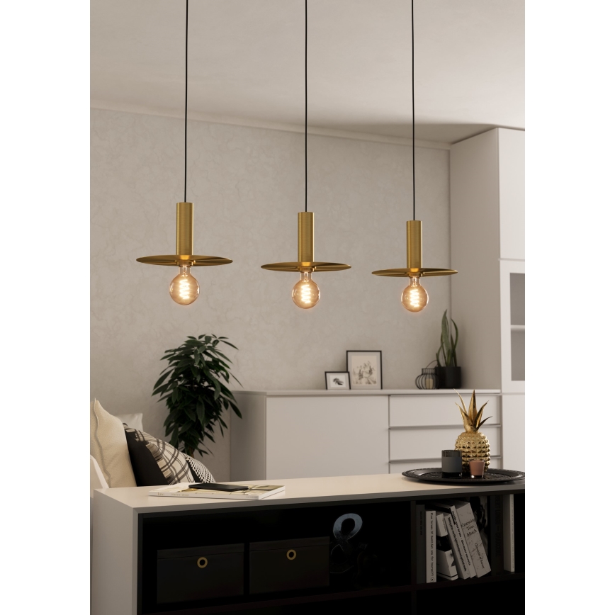 Eglo - Luster na lanku 3xE27/40W/230V