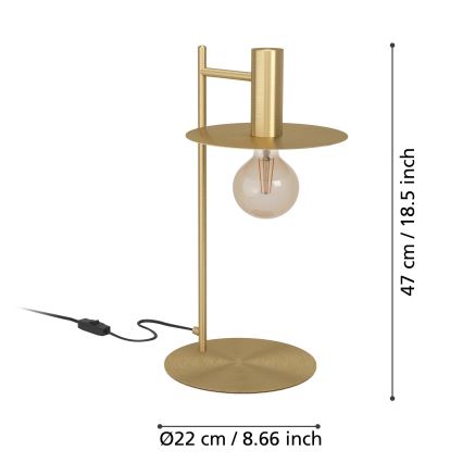 Eglo - Stolná lampa 1xE27/40W/230V