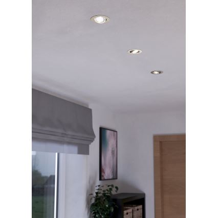 Eglo - SADA 3xLED Stmievateľné svietidlo 3xLED/6W/230V matný chróm