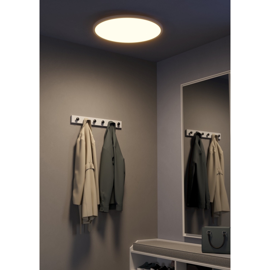 Eglo - LED Stmievateľné stropné svietidlo LED/41W/230V pr. 60 cm biela