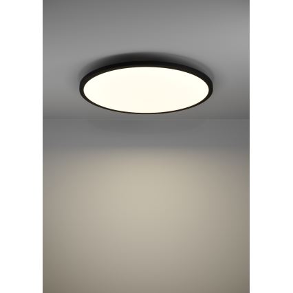 Eglo - LED Stmievateľné stropné svietidlo LED/41W/230V pr. 60 cm čierna