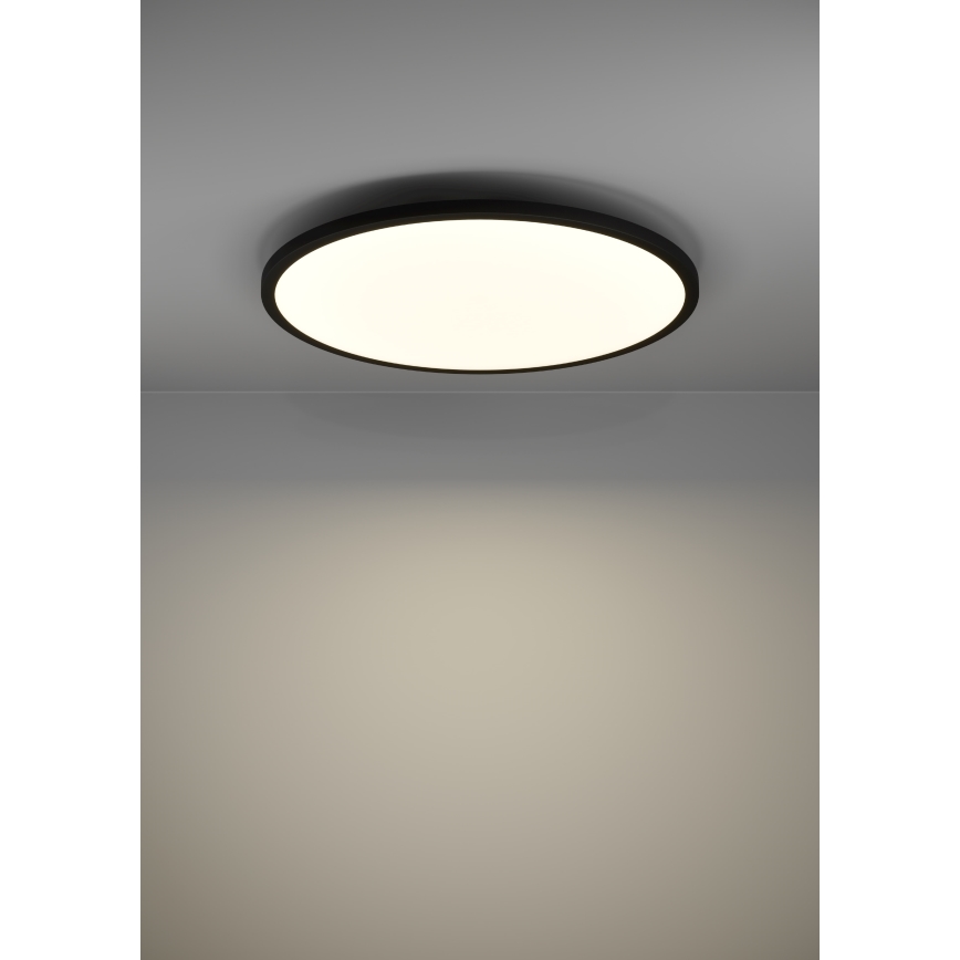 Eglo - LED Stmievateľné stropné svietidlo LED/41W/230V pr. 60 cm čierna
