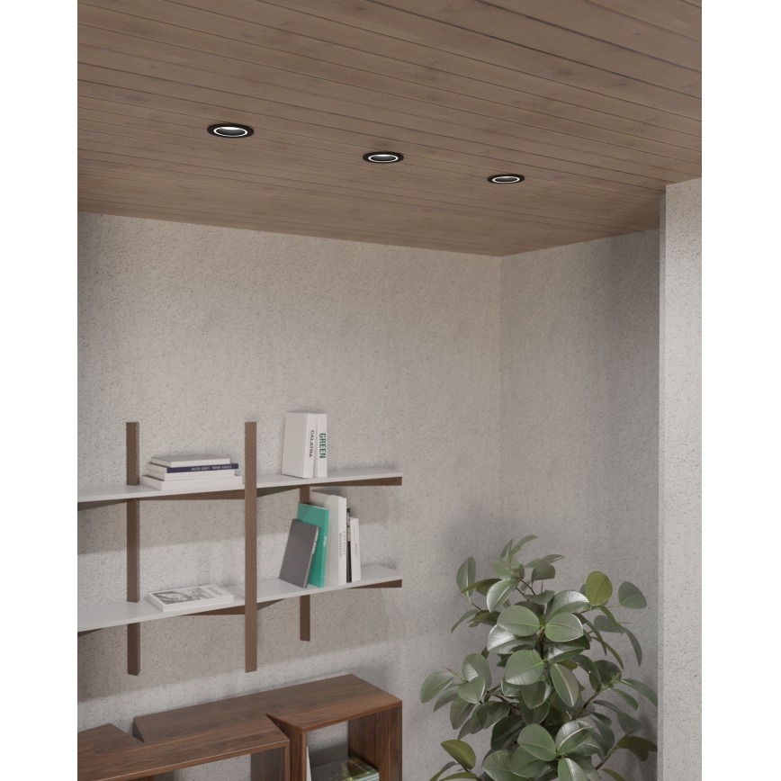 Eglo - Podhľadové svietidlo 1xGU10/35W/230V antracit
