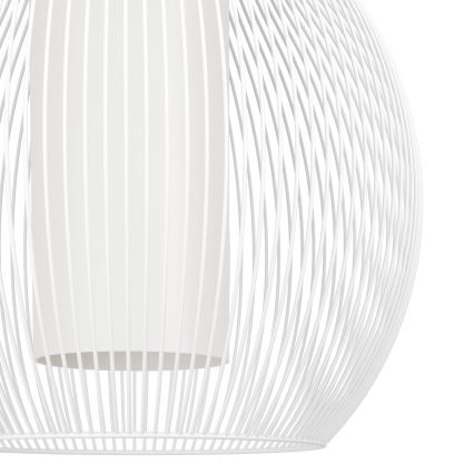 Eglo - Luster na lanku 1xE27/40W/230V biela