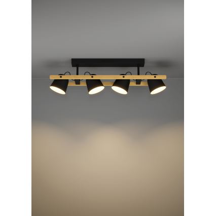 Eglo - LED RGBW Stmievateľný prisadený luster 4xLED/3,7W/230V 2700-6500K
