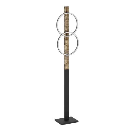 Eglo - LED Stojacia lampa 2xLED/12W/230V 3000K hnedá/čierna
