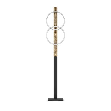 Eglo - LED Stojacia lampa 2xLED/12W/230V 3000K hnedá/čierna