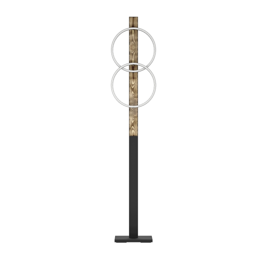 Eglo - LED Stojacia lampa 2xLED/12W/230V 3000K hnedá/čierna