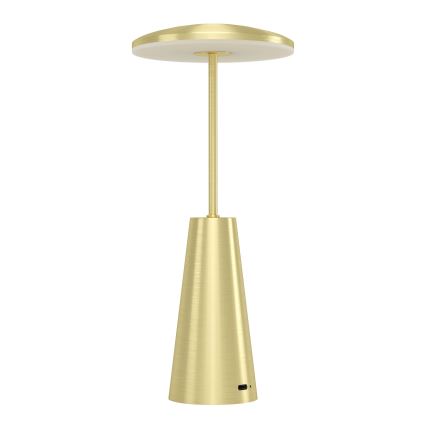 Eglo - LED Stmievateľná dotyková vonkajší lampa LED/2,8W/5V 2400K/3000K/4000K 5200 mAh IP54 zlatá