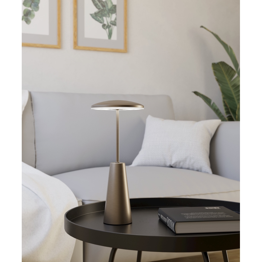 Eglo - LED Stmievateľná dotyková vonkajšia lampa LED/2,8W/5V 2400K/3000K/4000K 5200 mAh IP54 béžová