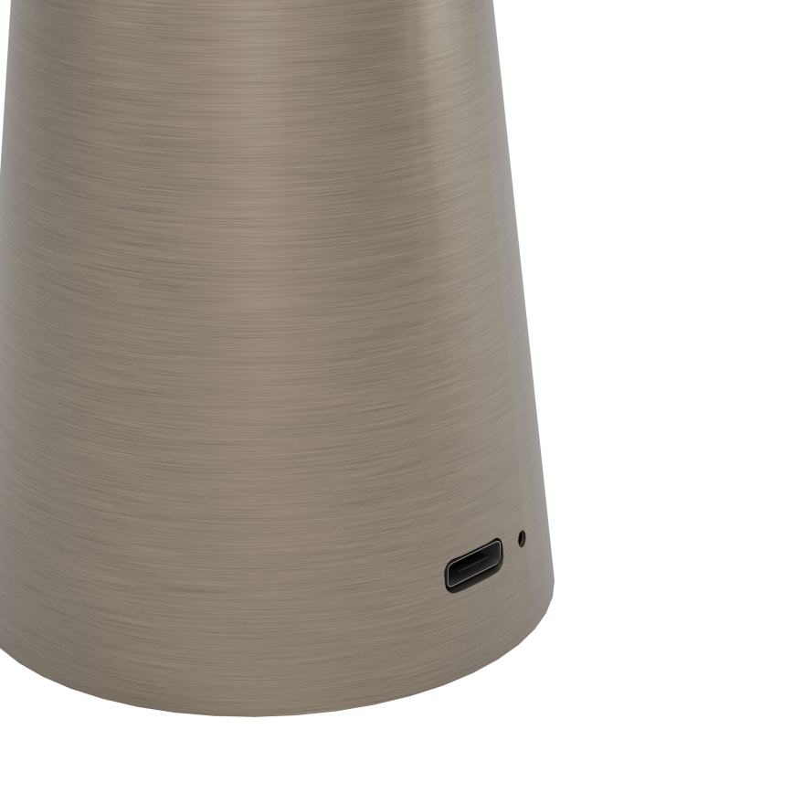 Eglo - LED Stmievateľná dotyková vonkajšia lampa LED/2,8W/5V 2400K/3000K/4000K 5200 mAh IP54 béžová