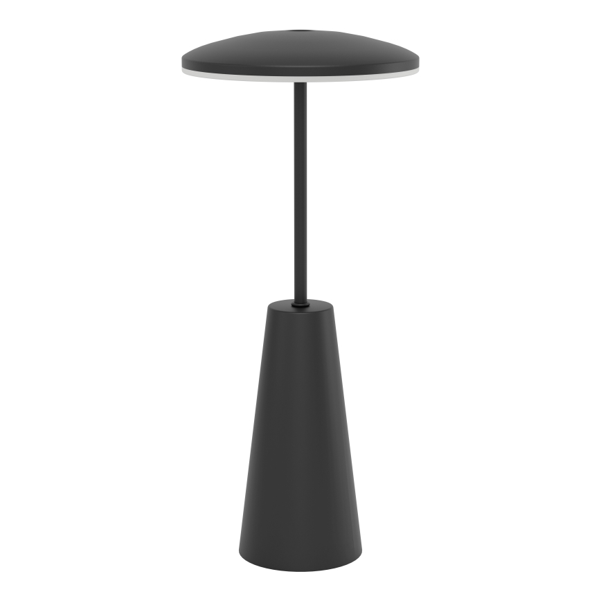 Eglo - LED Stmievateľná dotyková vonkajšia lampa LED/2,8W/5V 2400K/3000K/4000K 5200 mAh IP54 čierna