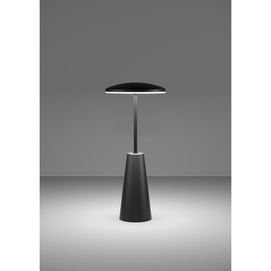 Eglo - LED Stmievateľná dotyková vonkajšia lampa LED/2,8W/5V 2400K/3000K/4000K 5200 mAh IP54 čierna