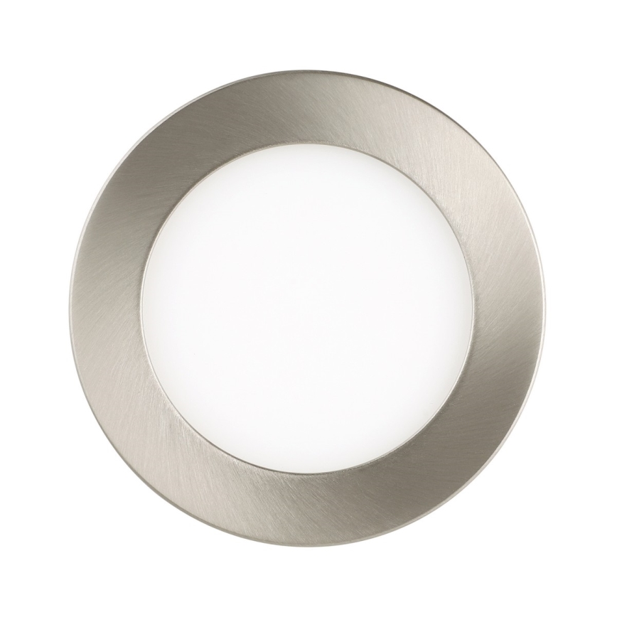 Eglo - Zapustené LED svietidlo, 5,5 W/230 V, 3000 K, matný chróm, pr. 11,7 cm