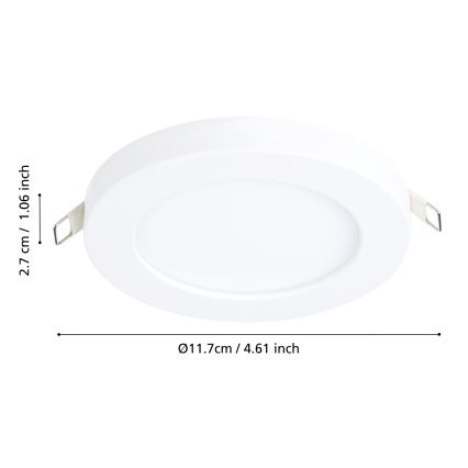 Eglo - LED Podhľadové svietidlo LED/5,5W/230V 4000K biela