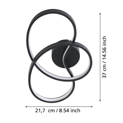 Eglo - LED Nástenné svietidlo LED/14,5W/230V