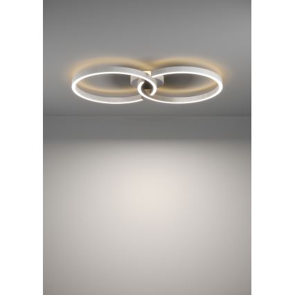 Eglo 900954 - LED RGBW Stmievateľné stropné svietidlo LED/19,5W/230V 2700-6500K biela + diaľkové ovládanie