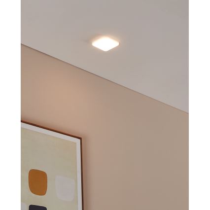 Eglo - LED Kúpeľňové podhľadové svietidlo LED/4,5W/230V 7,5x7,5 cm IP65