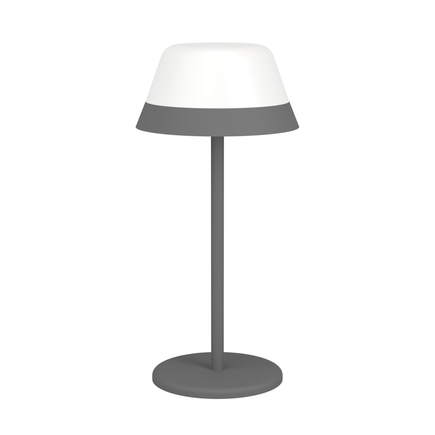 Eglo - LED RGBW Stmievateľná dotyková vonkajšia lampa 2v1 LED/1,5W/5V 2600 mAh IP54 šedá