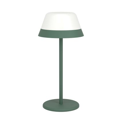 Eglo - LED RGBW Stmievateľná dotyková vonkajšia lampa 2v1 LED/1,5W/5V 2600 mAh IP54 zelená