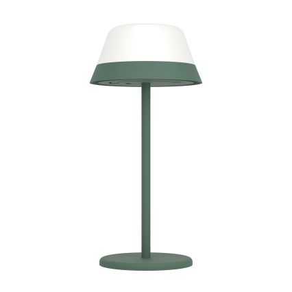 Eglo - LED RGBW Stmievateľná dotyková vonkajšia lampa 2v1 LED/1,5W/5V 2600 mAh IP54 zelená