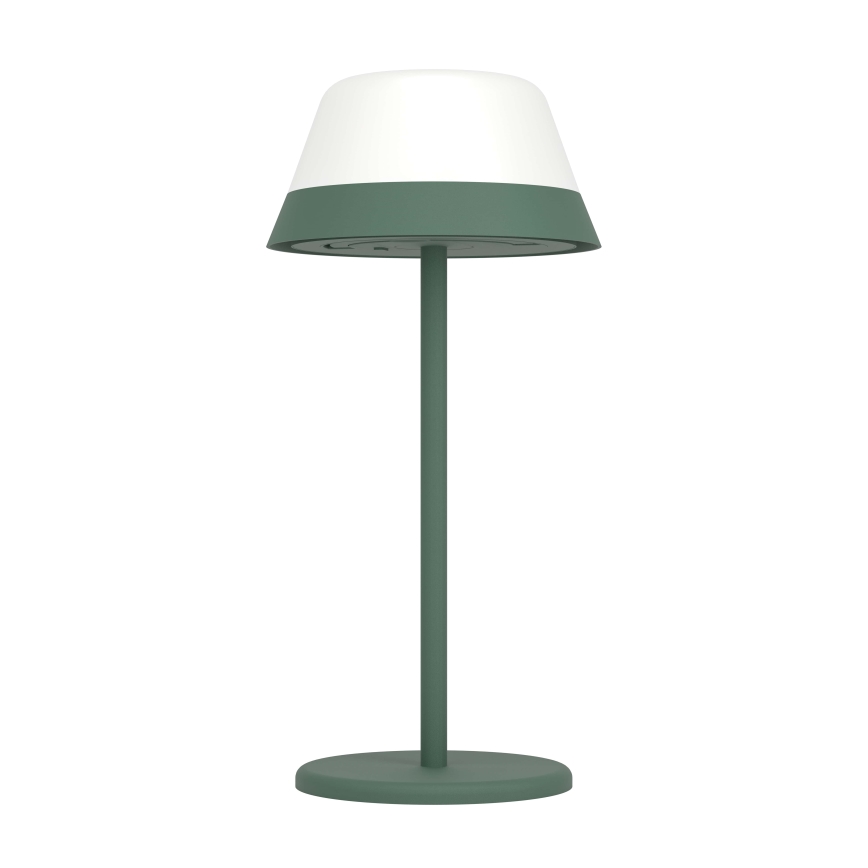 Eglo - LED RGBW Stmievateľná dotyková vonkajšia lampa 2v1 LED/1,5W/5V 2600 mAh IP54 zelená