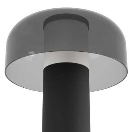 Eglo - LED Stmievateľná dotyková vonkajšia lampa LED/2,25W/5V 2400-4000K 5200 mAh IP44 čierna