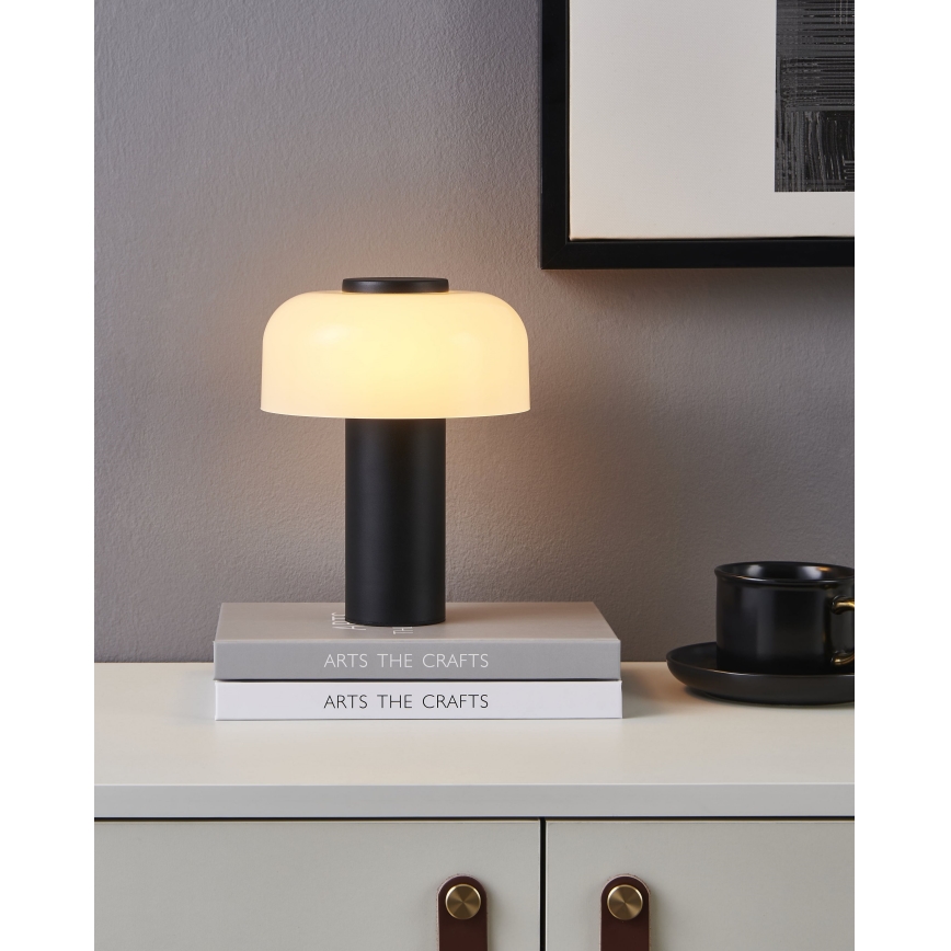 Eglo - LED Stmievateľná dotyková vonkajšia lampa LED/2,25W/5V 2400-4000K 5200 mAh IP44 čierna/biela