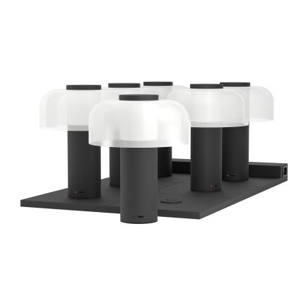 Eglo - LED Stmievateľná dotyková vonkajšia lampa LED/2,25W/5V 2400-4000K 5200 mAh IP44 čierna/biela