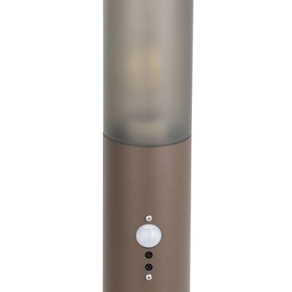 Eglo - Vonkajšia lampa so senzorom 1xE27/15W/230V 45 cm IP44