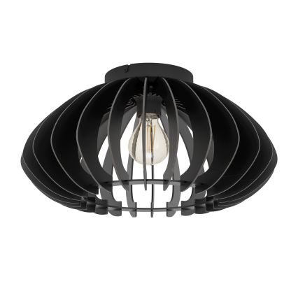 Eglo - Stropné svietidlo 1xE27/40W/230V pr. 45 cm čierna