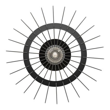 Eglo - Stropné svietidlo 1xE27/40W/230V pr. 45 cm čierna