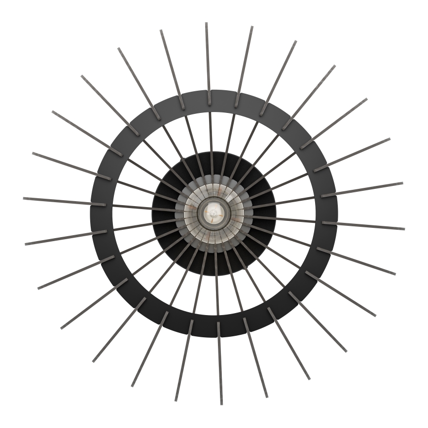 Eglo - Stropné svietidlo 1xE27/40W/230V pr. 45 cm čierna