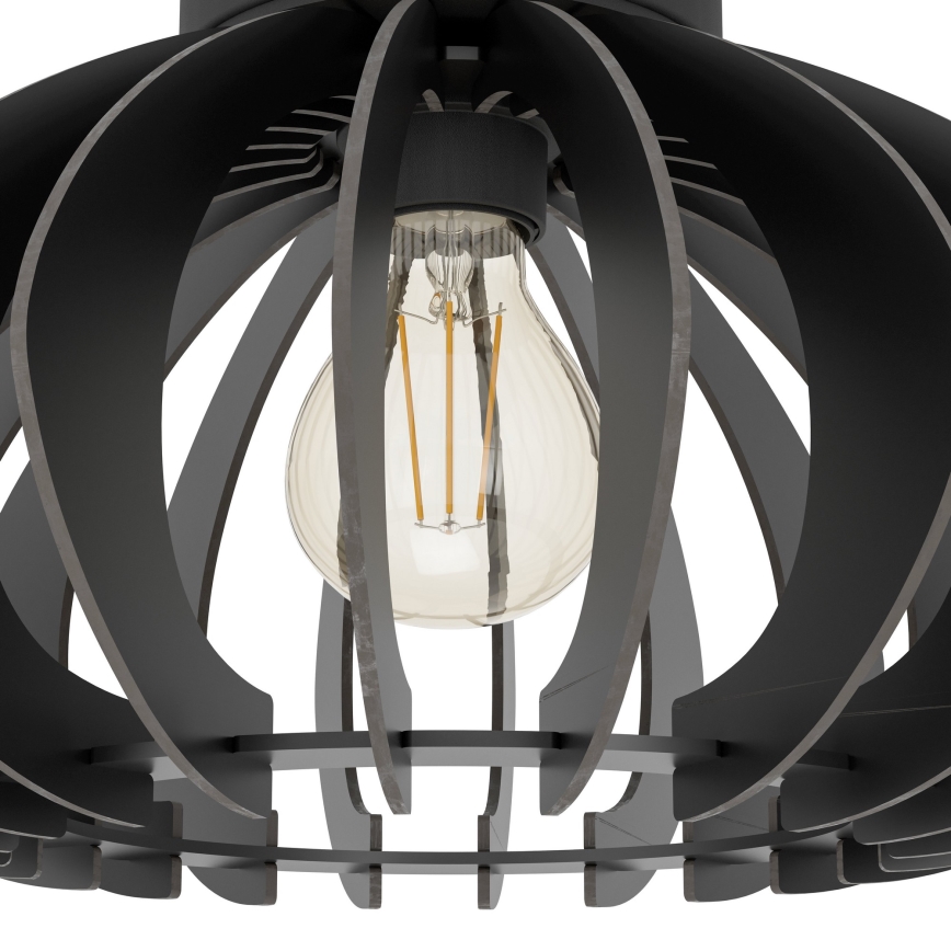 Eglo - Stropné svietidlo 1xE27/40W/230V pr. 45 cm čierna