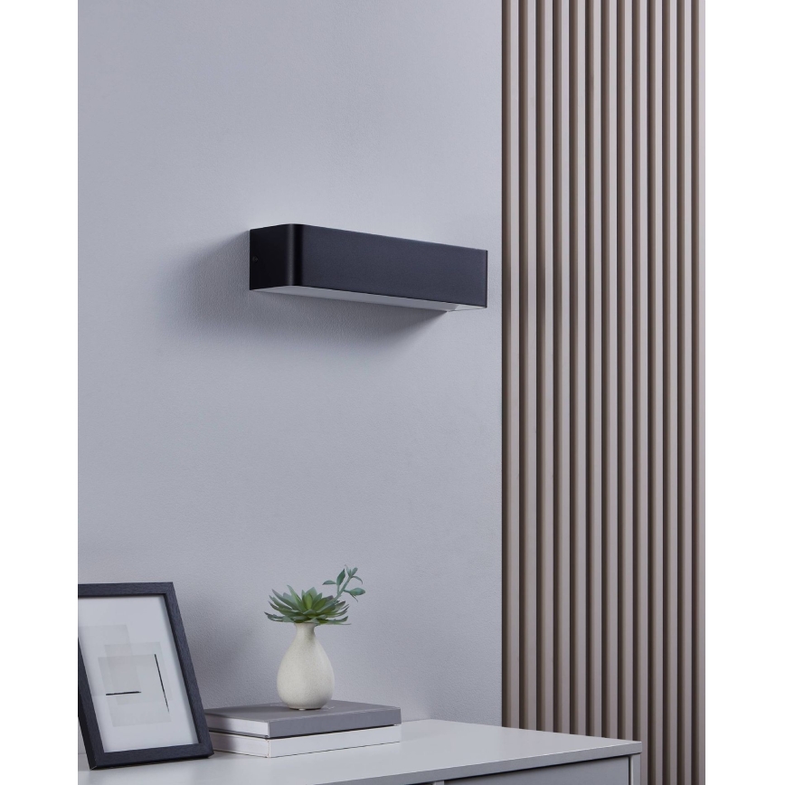Eglo - LED Nástenné svietidlo LED/12W/230V 3000K čierna