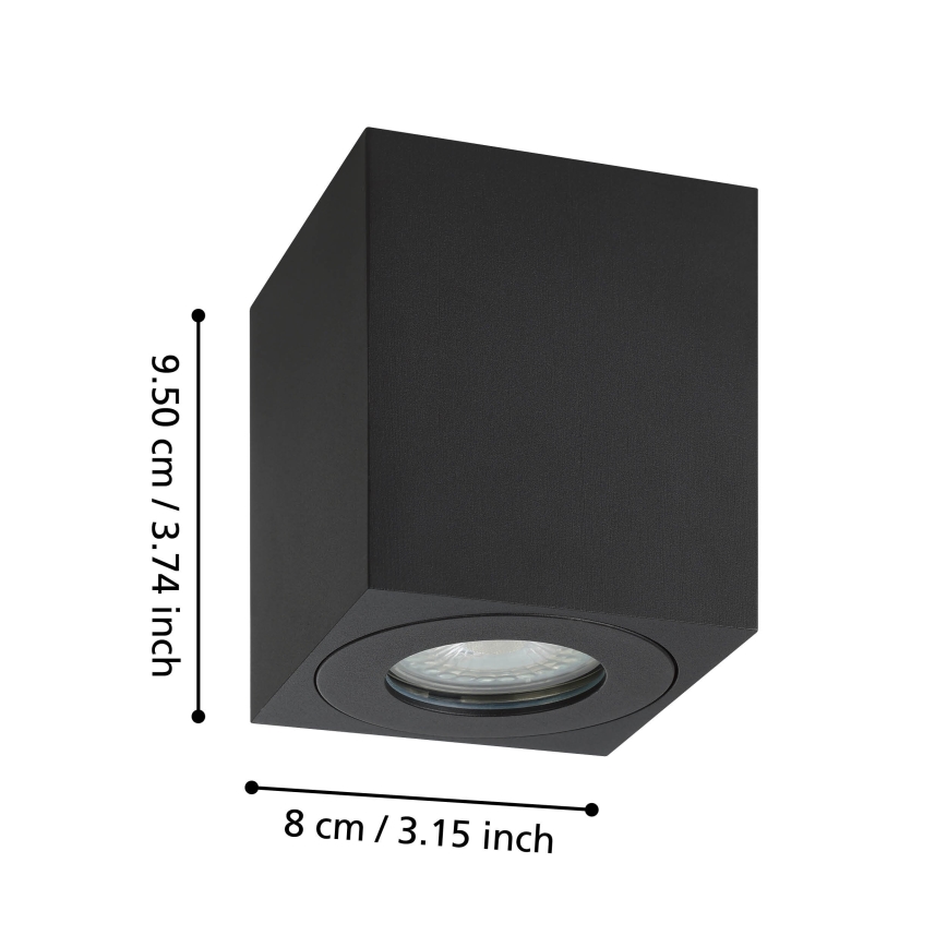 Eglo - Vonkajšie bodové svietidlo 1xGU10/5W/230V 8x8cm IP44