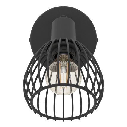 Eglo - Nástenné svietidlo 1xE14/40W/230V čierna