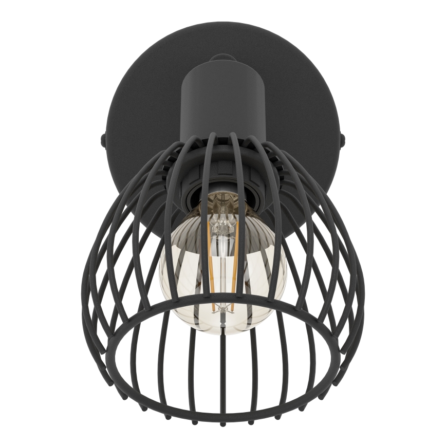 Eglo - Nástenné svietidlo 1xE14/40W/230V čierna