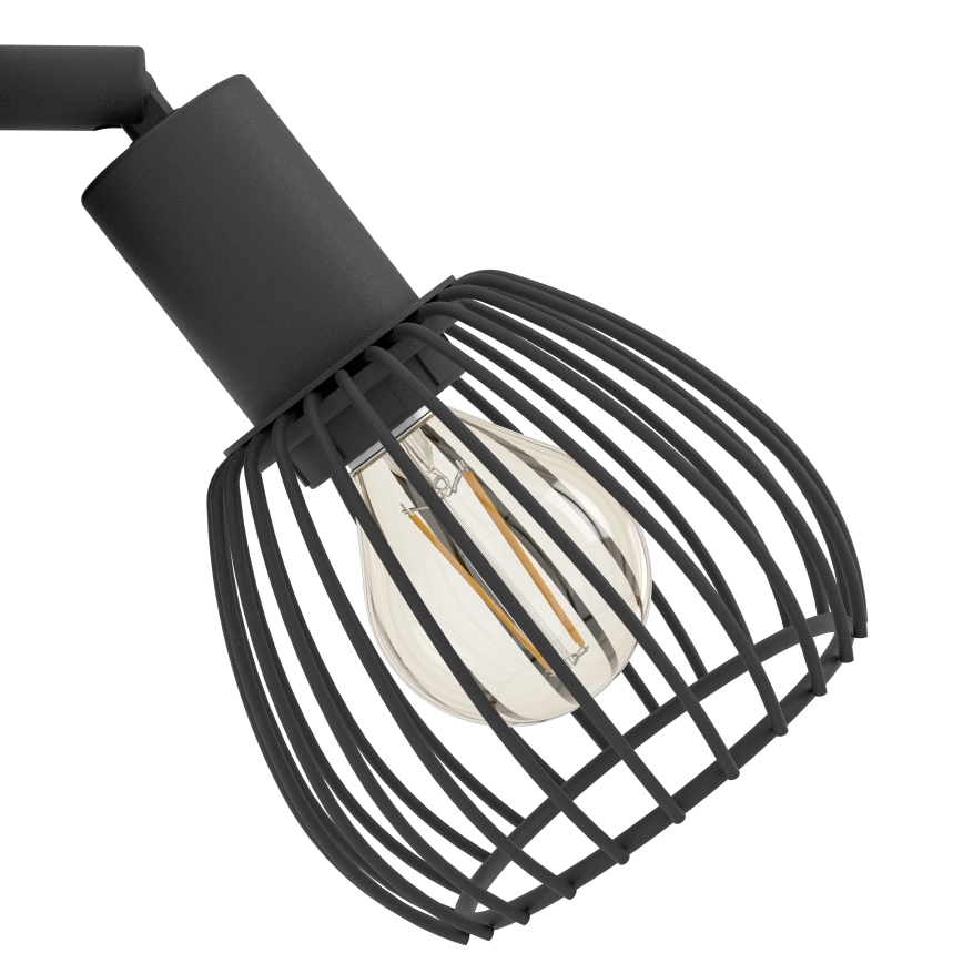 Eglo - Nástenné svietidlo 1xE14/40W/230V čierna