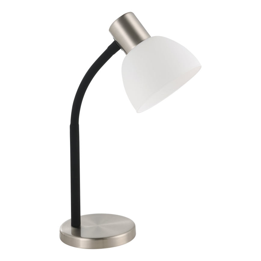 Eglo - Stolná lampa 1xE14/25W/230V čierna/matný chróm