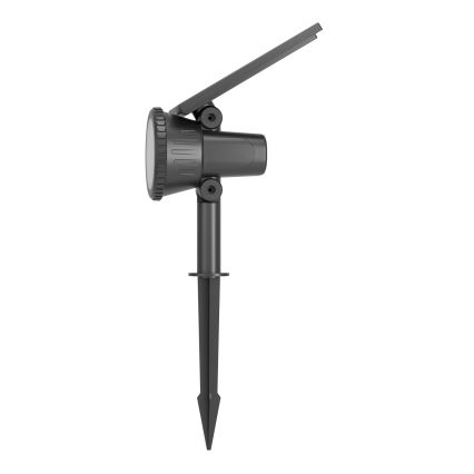 Eglo - RGBW LED stmievateľná solárna lampa, LED/3W/4,5V, IP44, čierna, s diaľkovým ovládaním