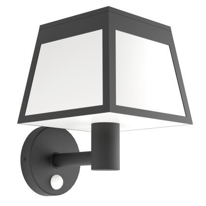 Eglo - LED Solárne nástenné svietidlo so senzorom LED/7,5W/3,7V 2200 mAh IP44