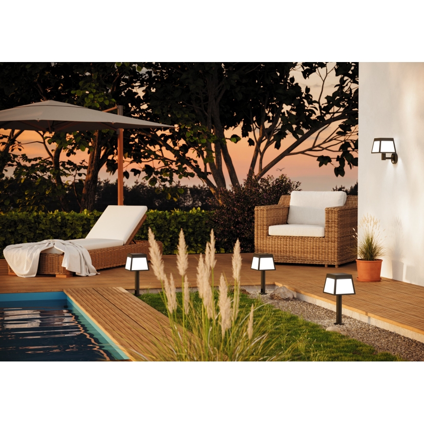 Eglo - LED Solárne svietidlo so senzorom LED/7,5W/3,7V 56cm 2200 mAh IP44